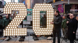 Numerals 20 Arrive in Times Square [upl. by Couhp]