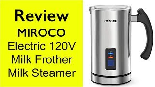 Review Miroco Milk Frother  How to make froth milk at home [upl. by Anitteb]