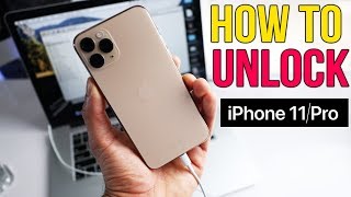 How to Unlock iPhone 11  11 Pro  11 Pro Max  Passcode amp Carrier Unlock [upl. by Eixirt586]