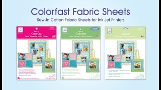 Sew In Colorfast Fabric Sheets [upl. by Graves]