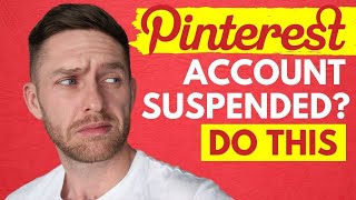 Pinterest Account Suspended Heres How I Got My Blocked Pinterest Account Reactivated [upl. by Hiram]