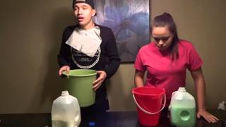 The Milk Challenge With My Sister [upl. by Eluk]