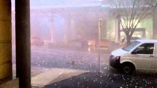 Severe Hail Storm Brisbane 271114 [upl. by Morgana]