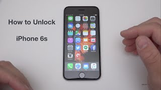 How to Unlock iPhone 6s [upl. by Dara]