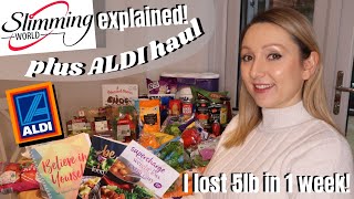 Slimming World Explained  The Basics amp Starter Pack Plus Aldi Haul [upl. by Uella]