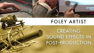 Foley Artists How Movie Sound Effects Are Made [upl. by Bever]