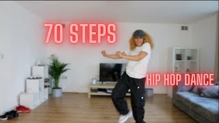 HIPHOP DANCE STEPS  SOCIAL DANCES BASICS TRENDS FOUNDATIONS  70 STEPS [upl. by Aicilav]