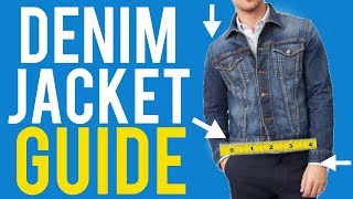 Denim Jacket Fit Guide For Men  The Correct Way to Wear It [upl. by Fischer902]