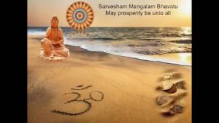 SARVESHAM SWASTIR BHAVATU w LYRICS amp MEANING  Universal Peace Hindu Sanskrit Shanti Mantra [upl. by Atinaw]