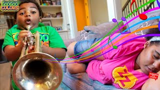 Goo Goo Gaga Plays Music To Wake Up Goo Goo Mom Goo Goo Colors Stories For Kids [upl. by Nerraw]