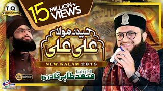 Haider Maula Ali Ali  New Manqabat Maula Ali 2018  Hafiz Tahir Qadri [upl. by Tammany]