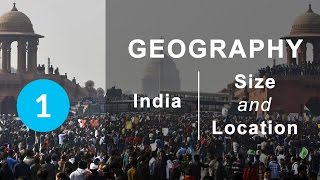 India  Size and Location  Chapter 1 Geography NCERT class 9 [upl. by Avie]