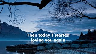 Today I Started Loving You Again by Merle Haggard  1968 with lyrics [upl. by Sadnac]