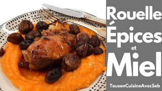 RECETTE de ROUELLE ÉPICES et MIEL tousencuisineavecseb [upl. by Adelpho]