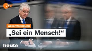 heute 1900 Uhr vom 310124 HolocaustGedenkstunde Bezahlkarte für Asylbewerber Brexit english [upl. by Shornick20]