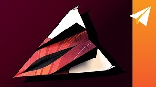 How to Make a Paper Jet with Fins — Firestrike [upl. by Ellertal]