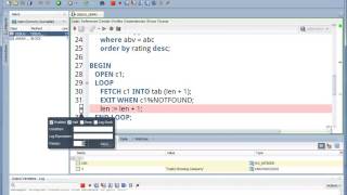 Debugging PLSQL with Oracle SQL Developer [upl. by Taddeusz]