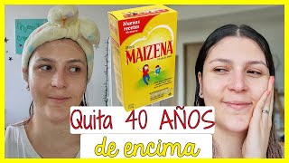 Mascarilla con MAIZENA 👏 BLANQUEA y QUITA LAS ARRUGAS 😱 al INSTANTE [upl. by Iana]