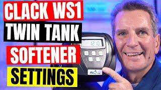 CLACK WS1 DUAL Tank WATER SOFTENER PROGRAMMING [upl. by Mccallum480]