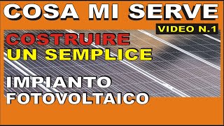 ATTREZZI PER IL FOTOVOLTAICO FAI DA TE [upl. by Larrej10]