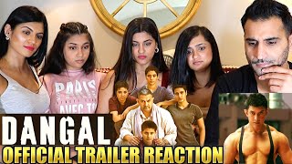 DANGAL  AAMIR KHAN  Trailer REACTION amp REVIEW [upl. by Adivad274]