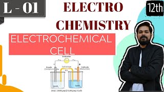 Electrochemistry।Class 12 Lecture 1। Electrochemical cell [upl. by Hube]