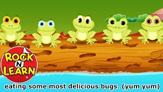 Five Little Speckled Frogs  With Lyrics [upl. by Eynahpets]