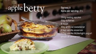 Slimming World apple betty recipe  2 ½ Syns per serving [upl. by Dobrinsky]