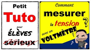 Tuto  Comment mesurer une tension avec un voltmètre [upl. by Stolzer99]