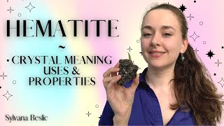 HEMATITE  Crystal Healing Meaning Uses amp Properties ✨ Crystal healing for beginners [upl. by Edmonda173]