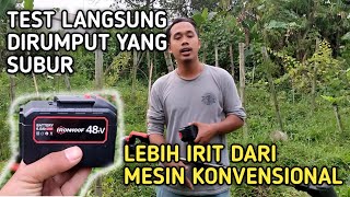 REVIEW MESIN POTONG RUMPUT LISTRIK 48V [upl. by Storer]