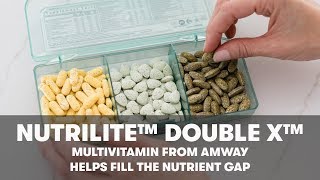 Double X Multivitamin Helps Fill the Nutrient Gap  Amway [upl. by Garson]