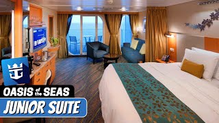 Oasis of the Seas  Junior Suite Tour amp Review 4K  Royal Caribbean Cruise [upl. by Kirsteni]