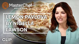 Nigellas Lemon Pavlova  MasterChef Australia  MasterChef World [upl. by Loutitia397]