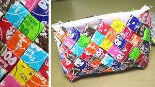 DIY Candy Wrapper Purse [upl. by Dana651]