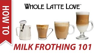 Milk Frothing for Beginners [upl. by Kassaraba]