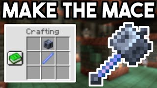 How To Get amp Make The MACE In Minecraft Bedrock amp Java [upl. by Nuahsar216]