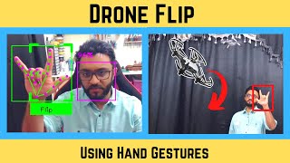 Hand Gesture Drone Control  OpenCV Python [upl. by Ydneh]