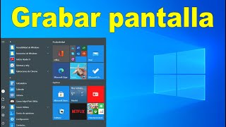 Como grabar la pantalla de tu pc [upl. by Terina416]