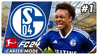 FC 24 Schalke Career Mode EP1 [upl. by Airemat]