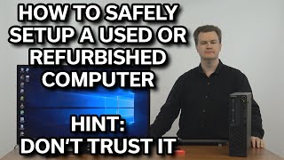 Safely setup a used computer  StepbyStep Guide [upl. by Farrish]