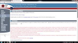FTDI Driver Installation [upl. by Siriso310]