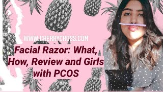 Facial Razor What Review and How it Works for Girls with PCOS [upl. by Leidgam746]