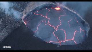 Kīlauea Summit Eruption — Lava Returns to Halemaʻumaʻu [upl. by Irahs]