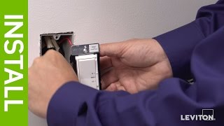 Leviton Presents How to Install a Decora Quiet Fan Speed Control [upl. by Eilrahc]