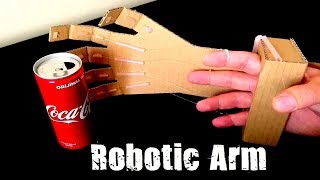 Kartondan Robotik Kol Nasıl Yapılır  How to Make a Robotic Arm at Home out of Cardboard [upl. by Earl]