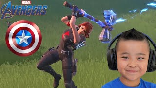 Black Widow With Storm Breaker Fortnite Avengers Endgame CKN Gaming [upl. by On991]