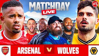 Arsenal 21 Wolves  Match Day Live [upl. by Sorcha]