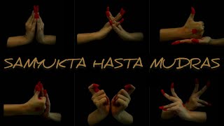 SAMYUKTA HASTA  double hand gestures with meaning  kaladarpan  bharatnayam  classical dance [upl. by Maryjane]