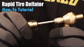 HowTo Use a Rapid Air Down Tire Deflator  RapidFlow™ Tutorial [upl. by Senior]